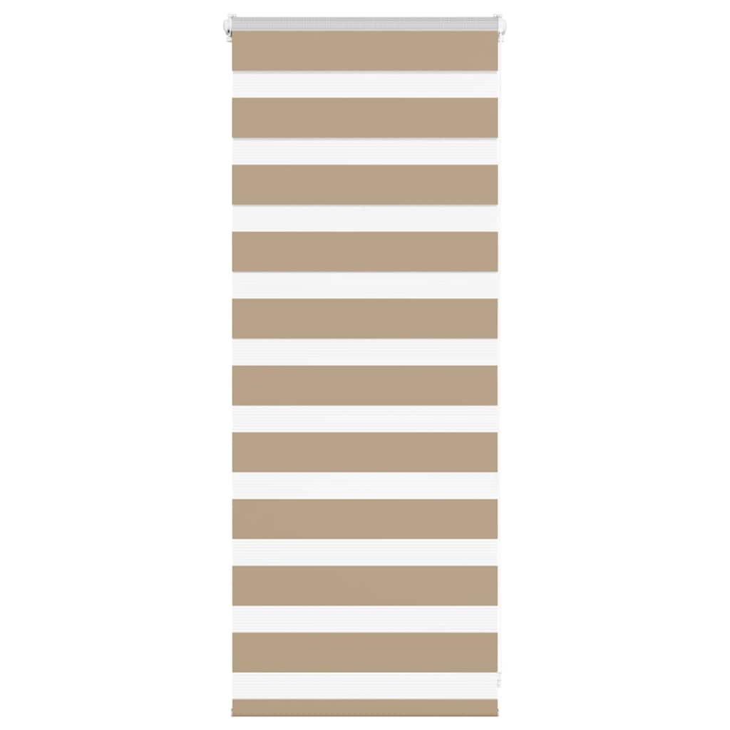 JUNG Vida Doppelrollo Sandbraun 60x100 cm Stoffbreite 55,9 cm Polyester