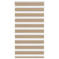 JUNG Vida Doppelrollo Sandbraun 85x100 cm Stoffbreite 80,9 cm Polyester