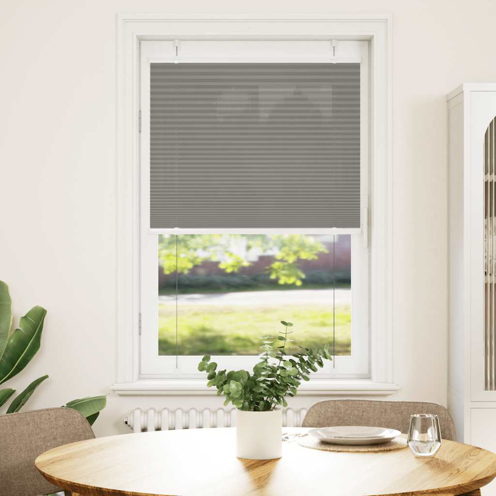 JUNG Vida Plissee Anthrazit 75x100 cm Stoffbreite 74,4 cm Polyester