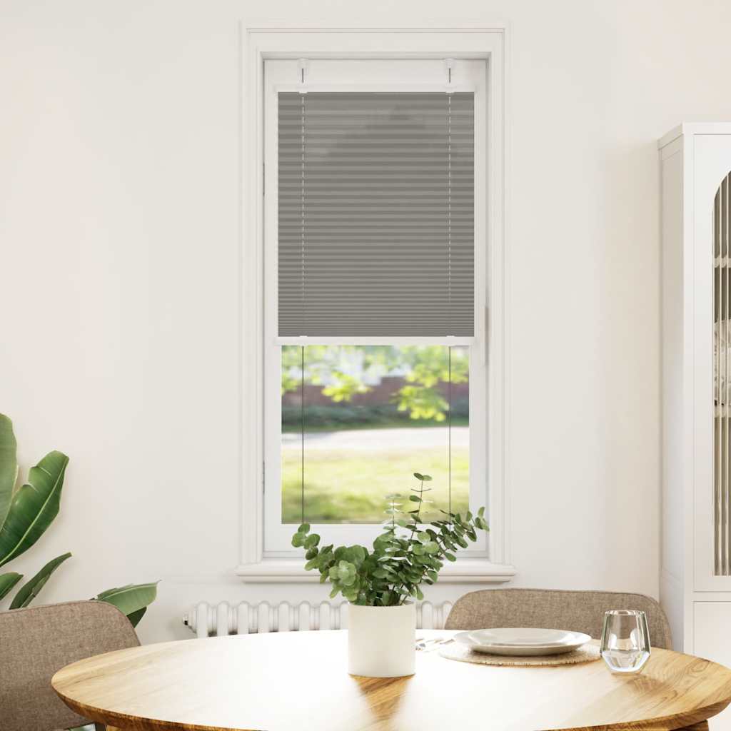 JUNG Vida Plissee Anthrazit 40x150 cm Stoffbreite 39,4 cm Polyester
