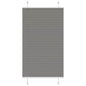JUNG Vida Plissee Anthrazit 80x150 cm Stoffbreite 79,4 cm Polyester