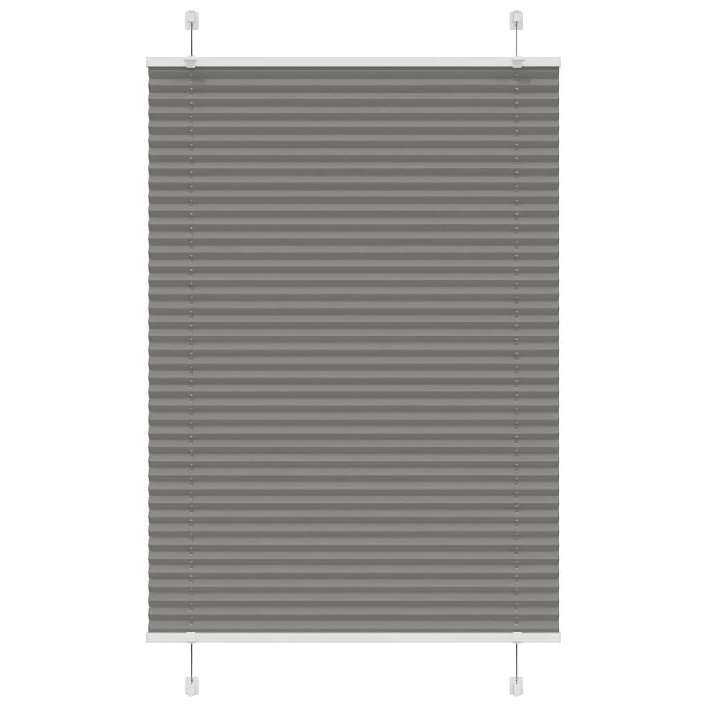 JUNG Vida Plissee Anthrazit 90x150 cm Stoffbreite 89,4 cm Polyester