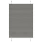 JUNG Vida Plissee Anthrazit 90x150 cm Stoffbreite 89,4 cm Polyester