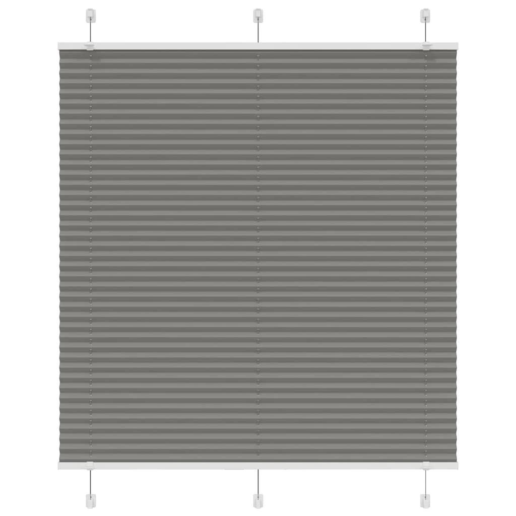 JUNG Vida Plissee Anthrazit 120x150 cm Stoffbreite 119,4 cm Polyester