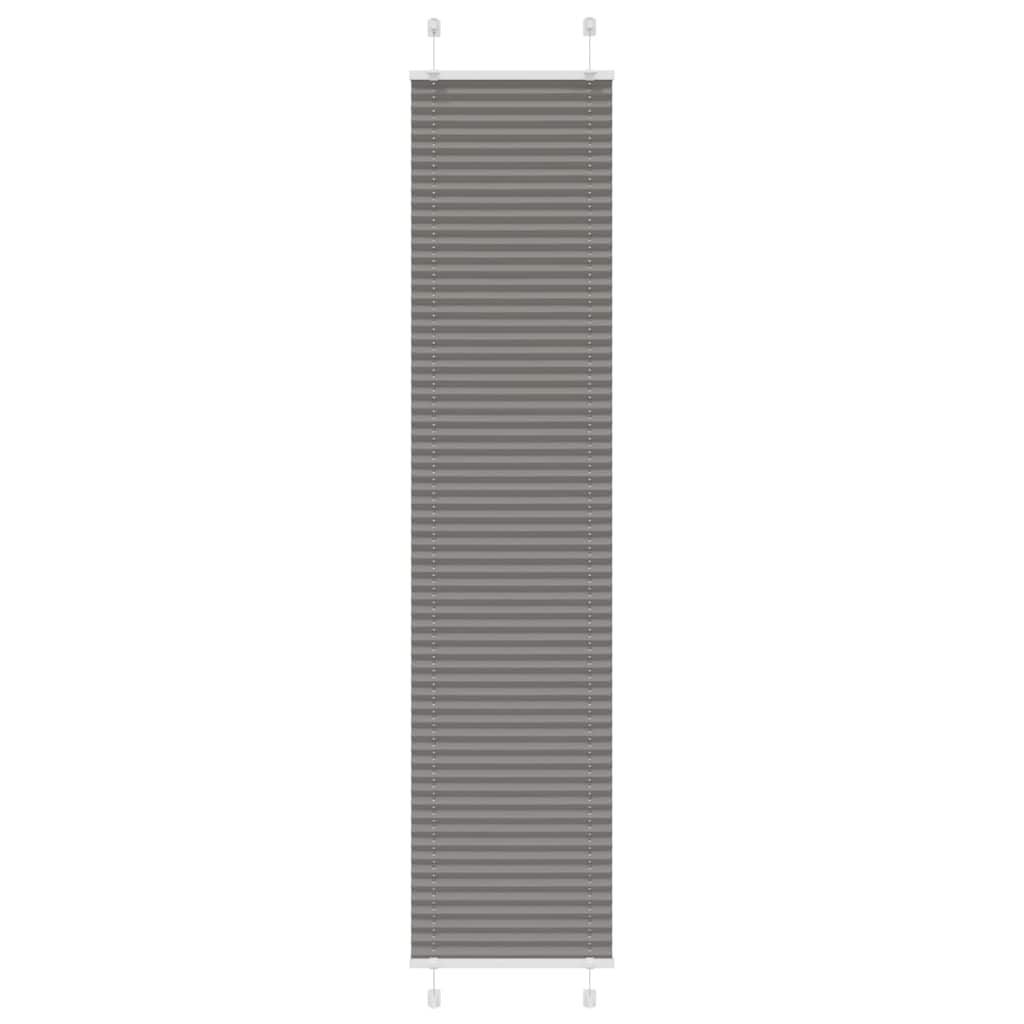 JUNG Vida Plissee Anthrazit 40x200 cm Stoffbreite 39,4 cm Polyester