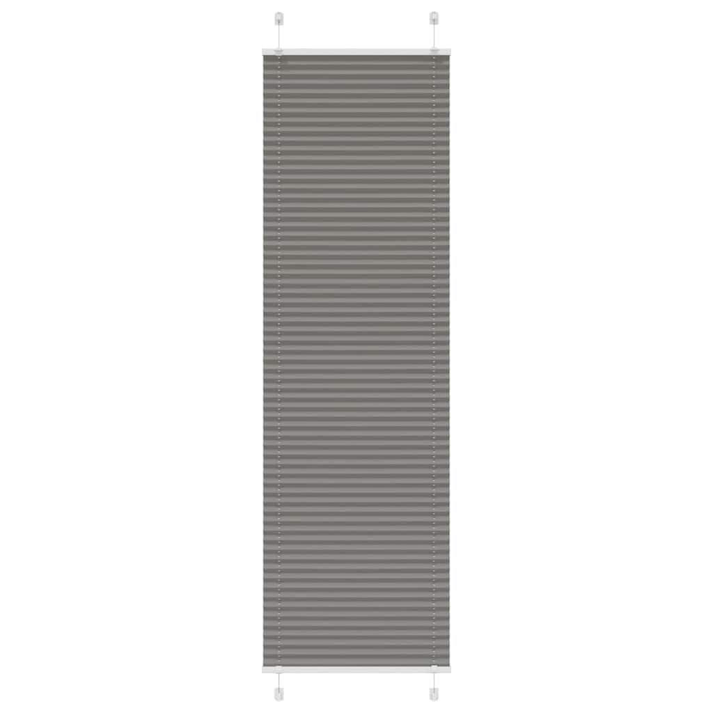 JUNG Vida Plissee Anthrazit 60x200 cm Stoffbreite 59,4 cm Polyester