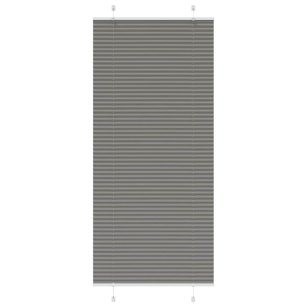 JUNG Vida Plissee Anthrazit 90x200 cm Stoffbreite 89,4 cm Polyester