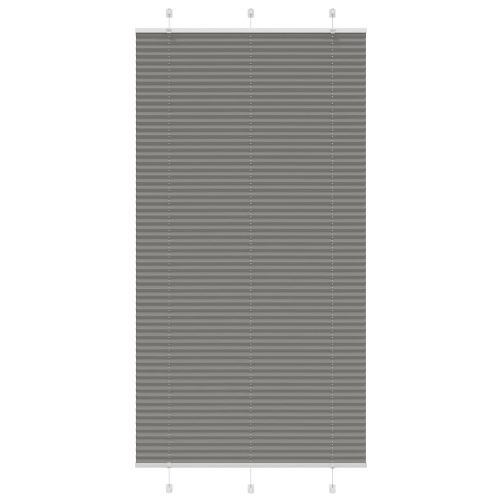 JUNG Vida Plissee Anthrazit 105x200 cm Stoffbreite 104,4 cm Polyester