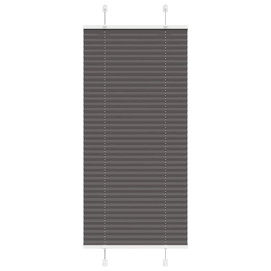 JUNG Vida Plissee Schwarz 65x150 cm Stoffbreite 64,4 cm Polyester