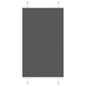 JUNG Vida Plissee Schwarz 80x150 cm Stoffbreite 79,4 cm Polyester