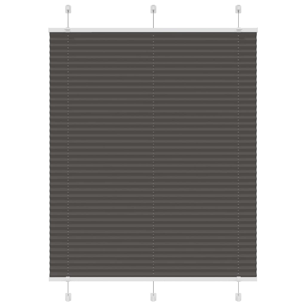 JUNG Vida Plissee Schwarz 105x150 cm Stoffbreite 104,4 cm Polyester