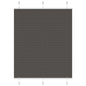 JUNG Vida Plissee Schwarz 105x150 cm Stoffbreite 104,4 cm Polyester