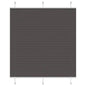 JUNG Vida Plissee Schwarz 115x150 cm Stoffbreite 114,4 cm Polyester