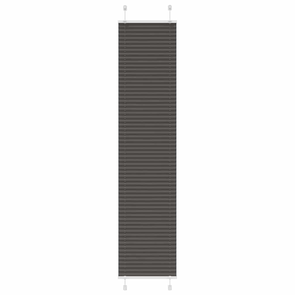 JUNG Vida Plissee Schwarz 40x200 cm Stoffbreite 39,4 cm Polyester