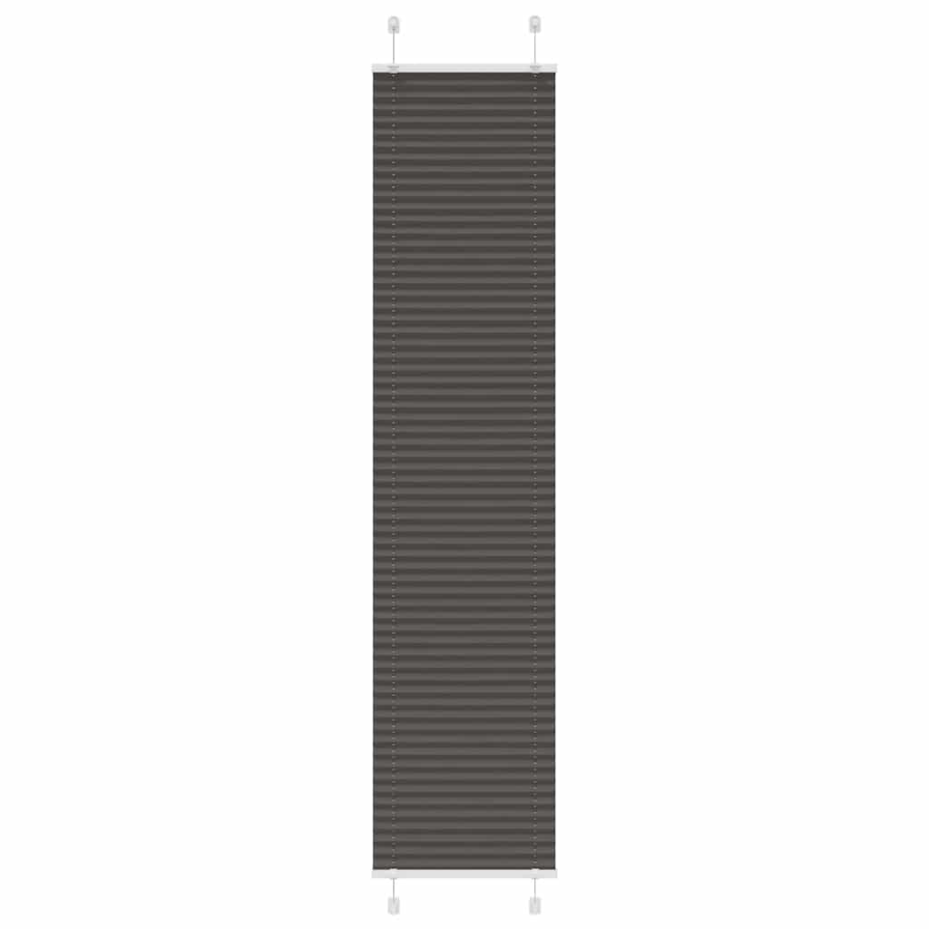 JUNG Vida Plissee Schwarz 45x200 cm Stoffbreite 44,4 cm Polyester