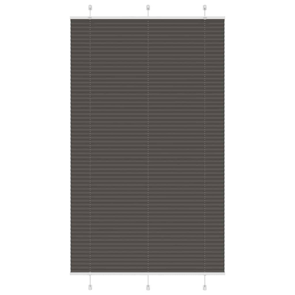 JUNG Vida Plissee Schwarz 115x200 cm Stoffbreite 114,4 cm Polyester