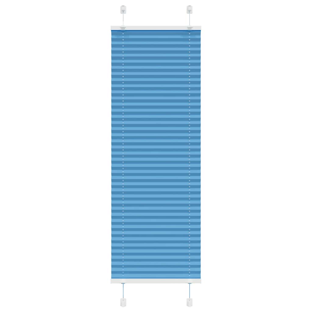 JUNG Vida Plissee Blau 40x100 cm Stoffbreite 39,4 cm Polyester