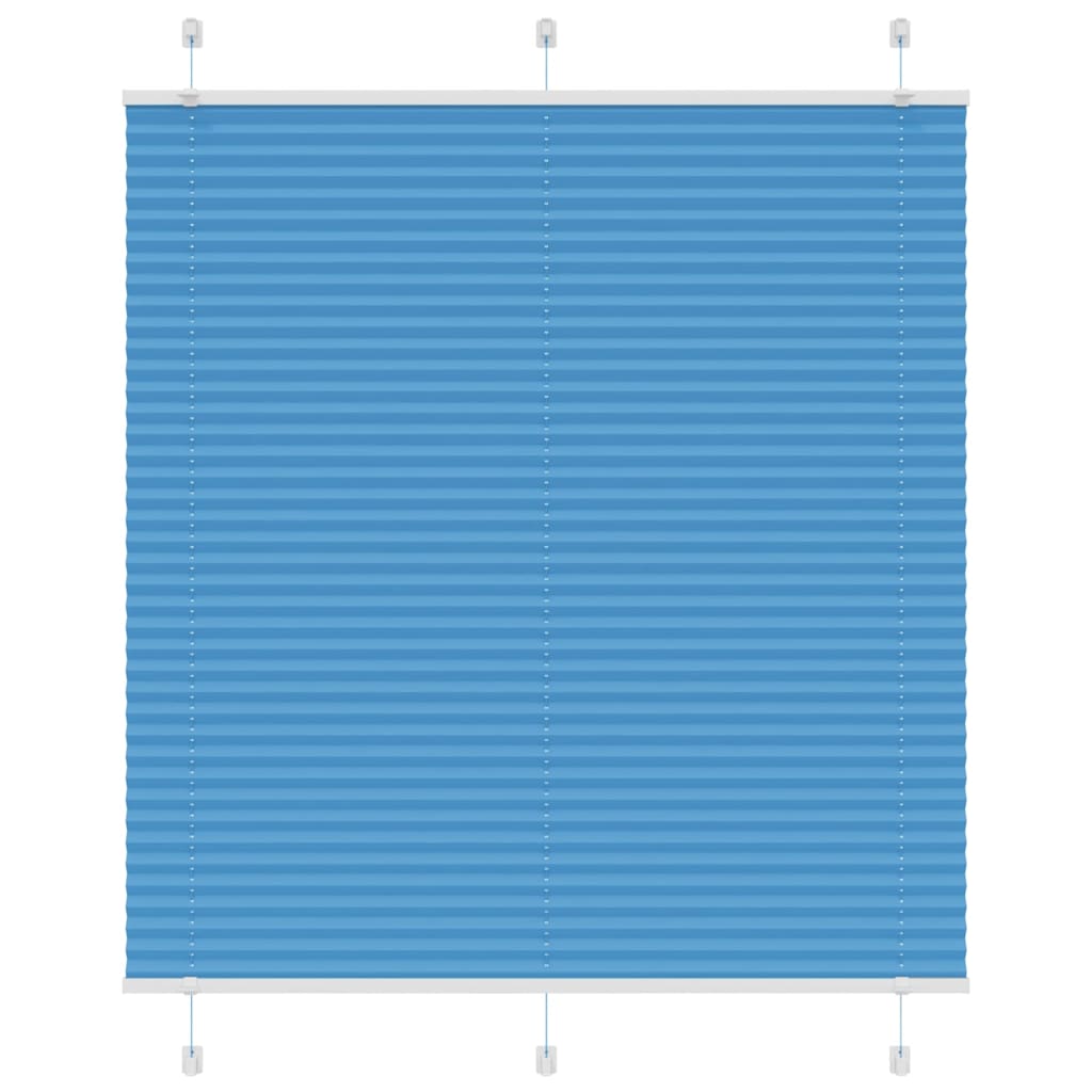 JUNG Vida Plissee Blau 115x100 cm Stoffbreite 114,4 cm Polyester