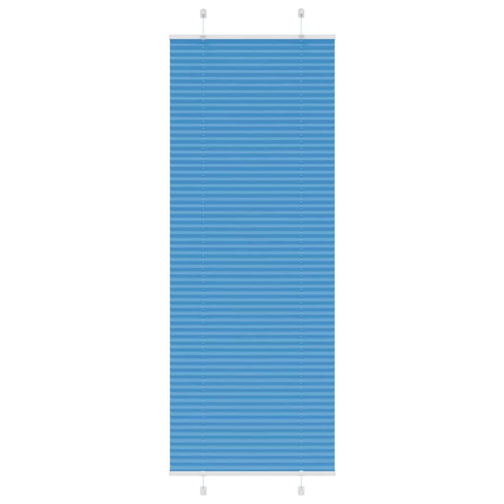 JUNG Vida Plissee Blau 75x200 cm Stoffbreite 74,4 cm Polyester