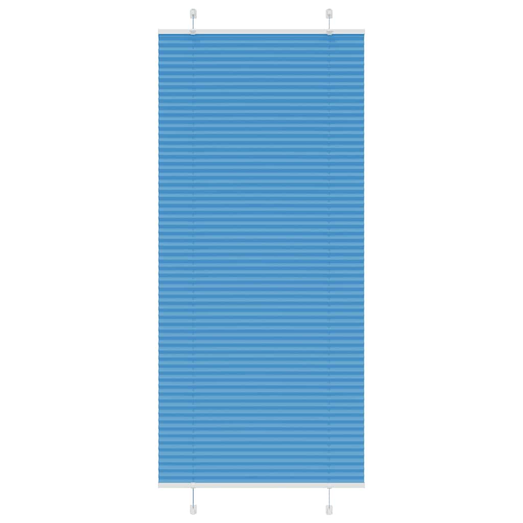 JUNG Vida Plissee Blau 95x200 cm Stoffbreite 94,4 cm Polyester