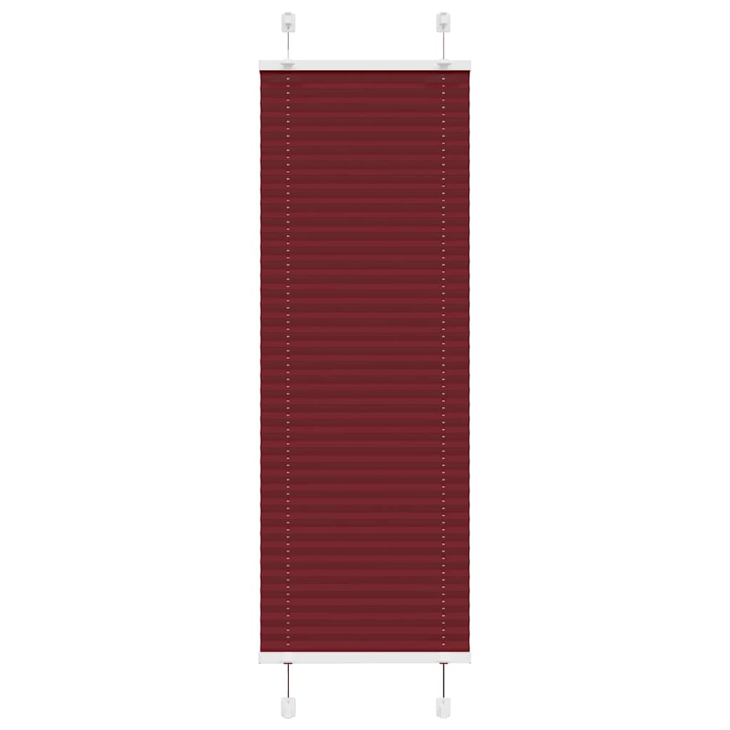 JUNG Vida Plissee Bordeauxrot 40x100 cm Stoffbreite 39,4 cm Polyester