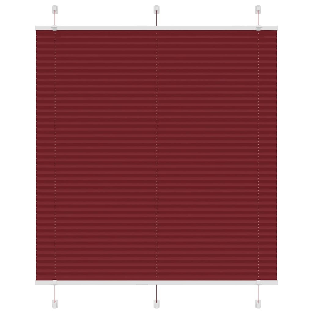 JUNG Vida Plissee Bordeauxrot 115x100 cm Stoffbreite 114,4 cm Polyester