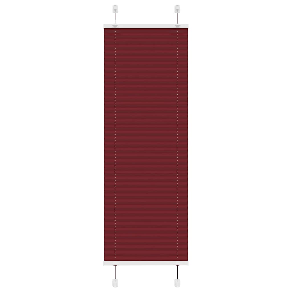 JUNG Vida Plissee Bordeauxrot 40x150 cm Stoffbreite 39,4 cm Polyester