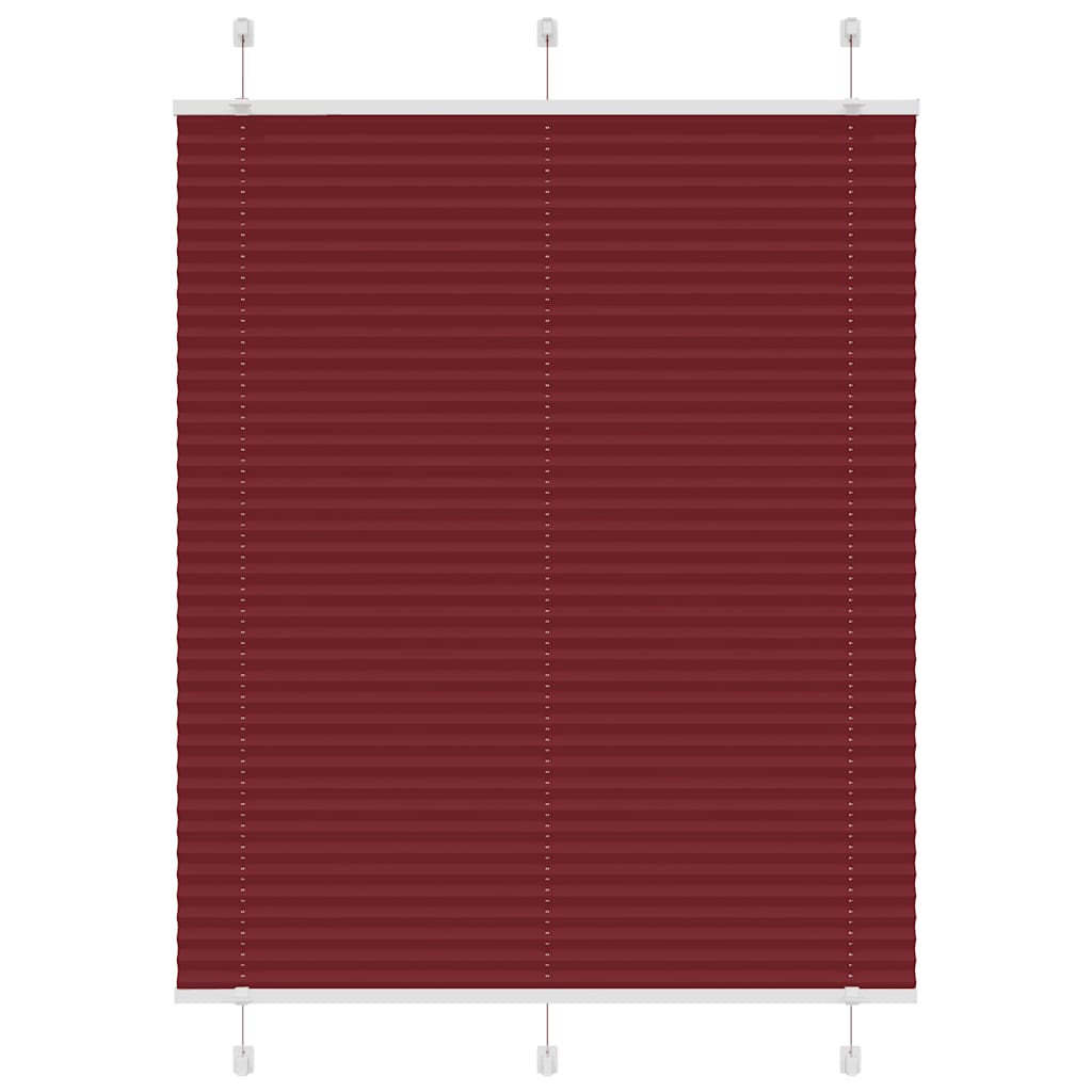 JUNG Vida Plissee Bordeauxrot 110x150 cm Stoffbreite 109,4 cm Polyester