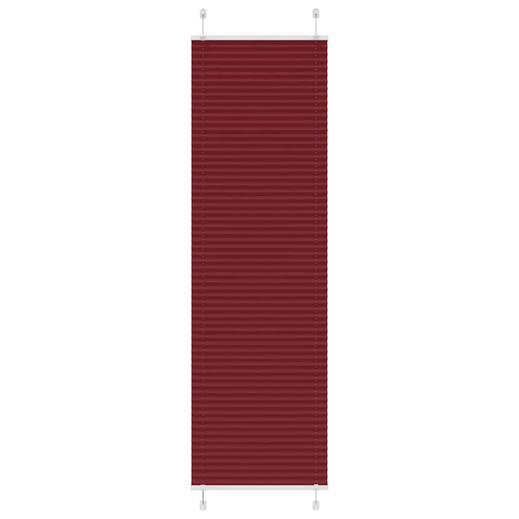 JUNG Vida Plissee Bordeauxrot 55x200 cm Stoffbreite 54,4 cm Polyester