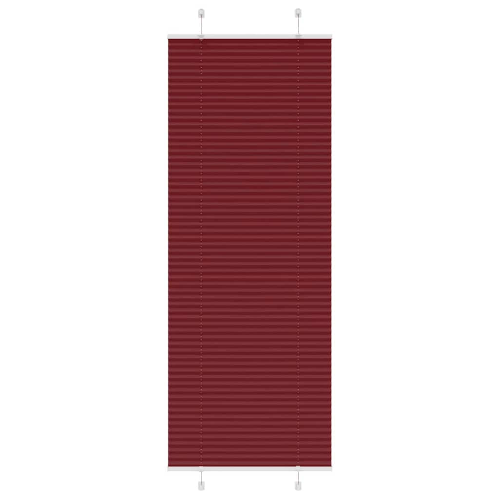 JUNG Vida Plissee Bordeauxrot 75x200 cm Stoffbreite 74,4 cm Polyester