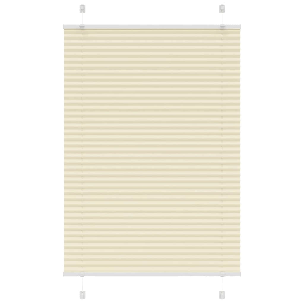 JUNG Vida Plissee Creme 100x100 cm Stoffbreite 99,4 cm Polyester