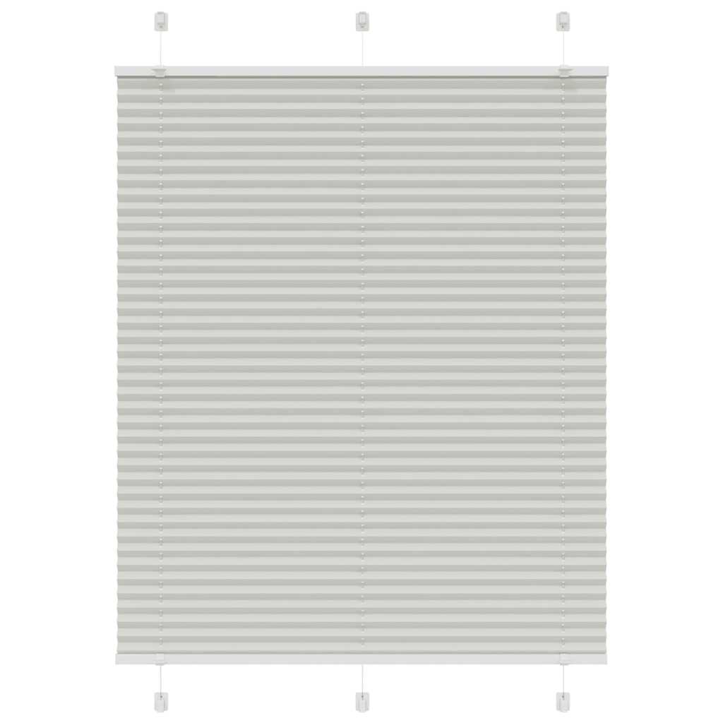 JUNG Vida Plissee Hellgrau 105x100 cm Stoffbreite 104,4 cm Polyester