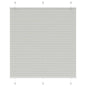 JUNG Vida Plissee Hellgrau 120x100 cm Stoffbreite 119,4 cm Polyester