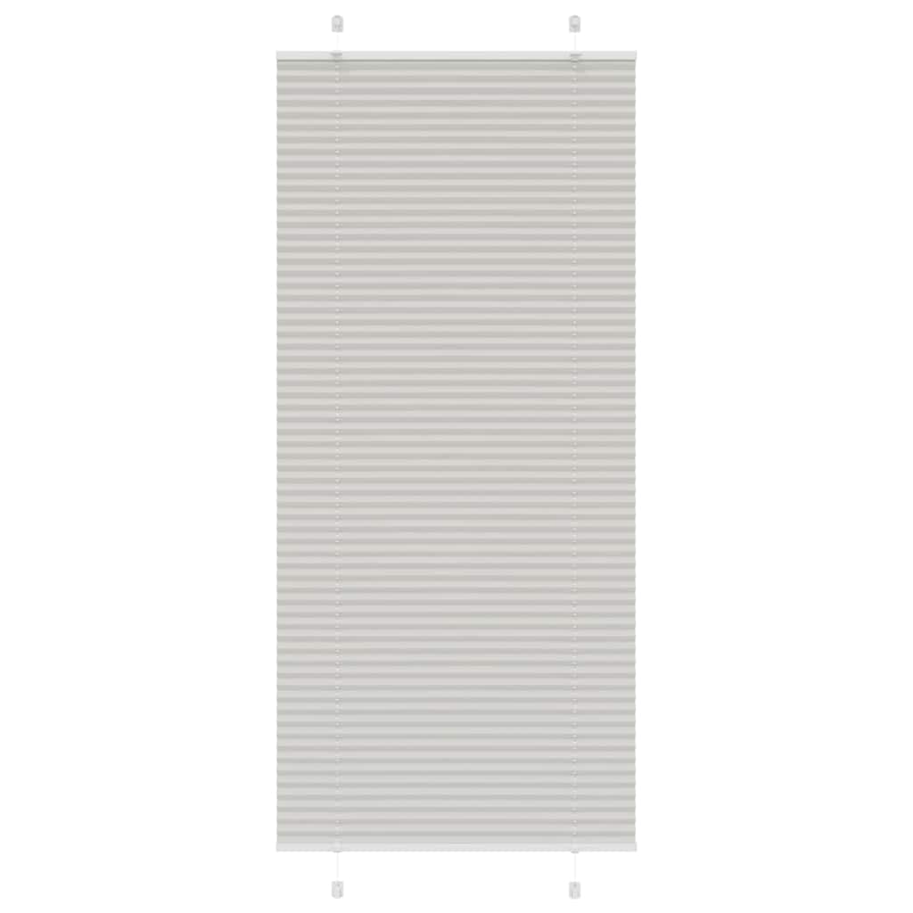 JUNG Vida Plissee Hellgrau 100x200 cm Stoffbreite 99,4 cm Polyester