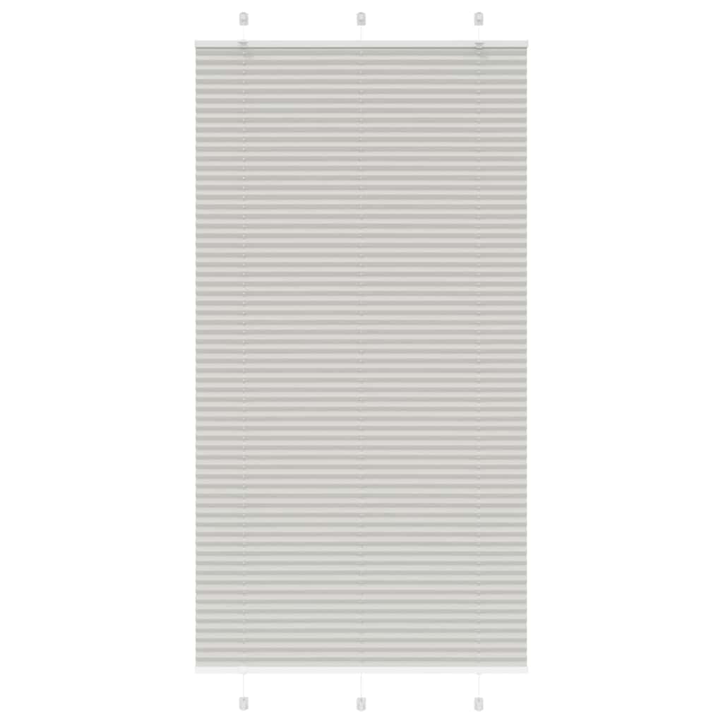 JUNG Vida Plissee Hellgrau 110x200 cm Stoffbreite 109,4 cm Polyester