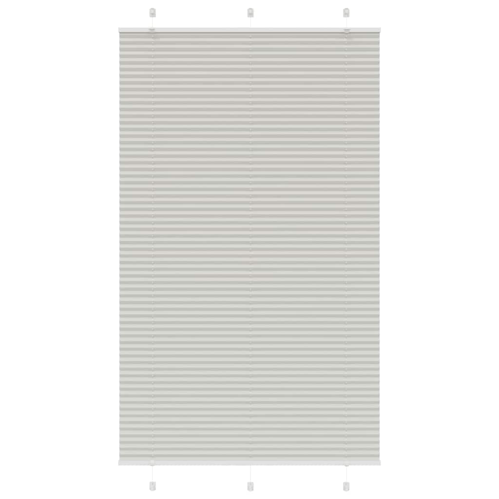JUNG Vida Plissee Hellgrau 115x200 cm Stoffbreite 114,4 cm Polyester