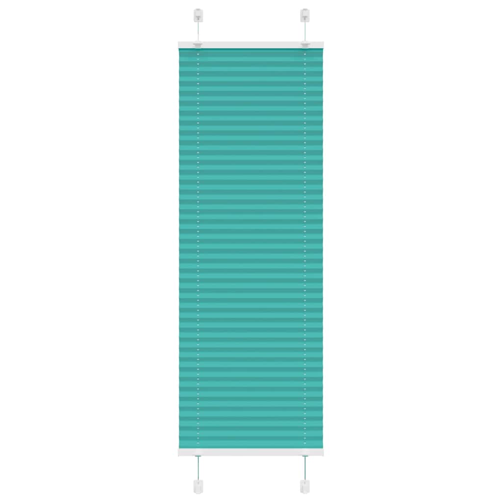 JUNG Vida Plissee Petrolgrün 50x150 cm Stoffbreite 49,4 cm Polyester