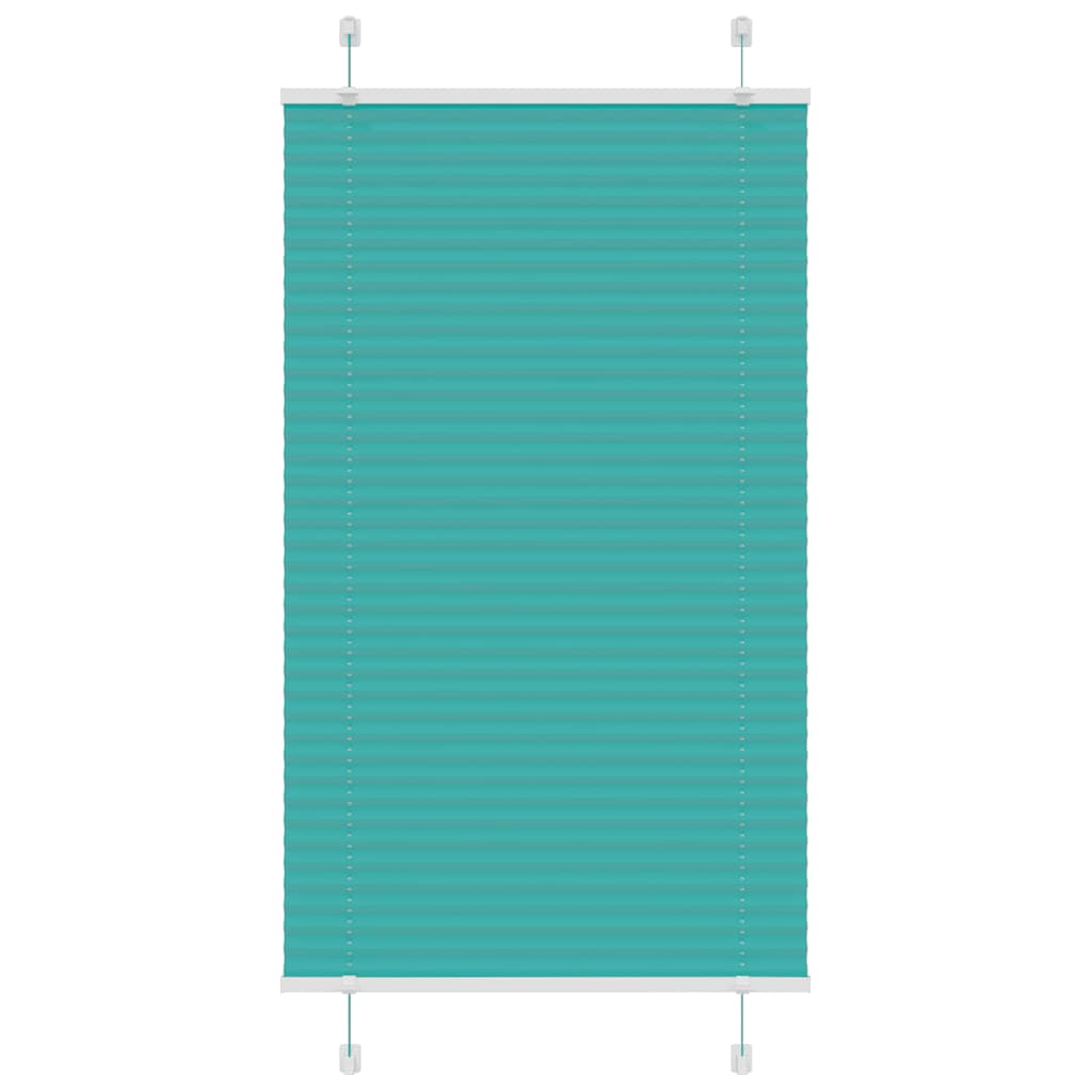 JUNG Vida Plissee Petrolgrün 80x150 cm Stoffbreite 79,4 cm Polyester