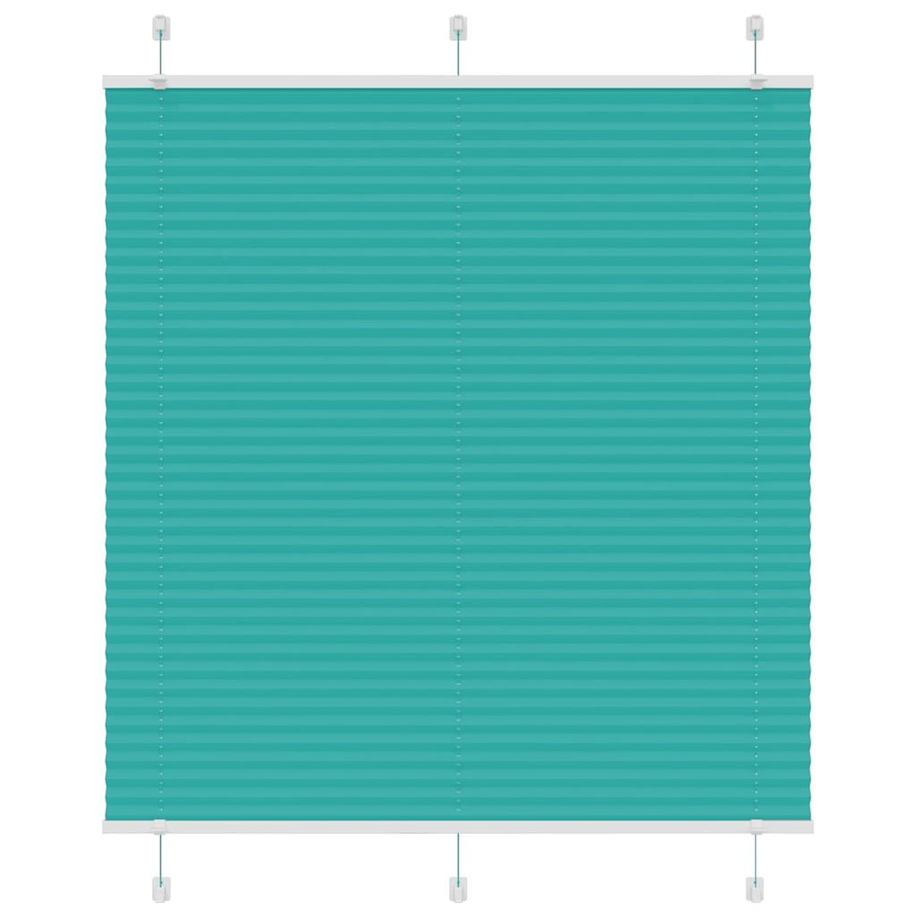 JUNG Vida Plissee Petrolgrün 115x150 cm Stoffbreite 114,4 cm Polyester