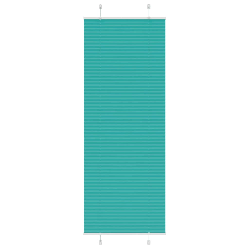 JUNG Vida Plissee Petrolgrün 70x200 cm Stoffbreite 69,4 cm Polyester