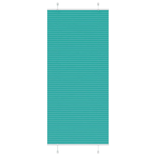 JUNG Vida Plissee Petrolgrün 90x200 cm Stoffbreite 89,4 cm Polyester
