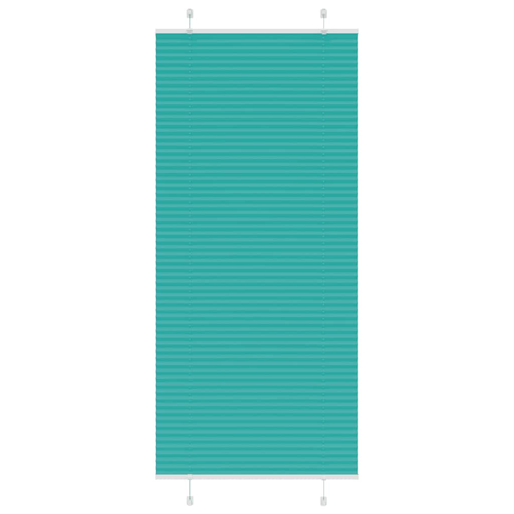 JUNG Vida Plissee Petrolgrün 95x200 cm Stoffbreite 94,4 cm Polyester