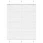 JUNG Vida Plissee Weiß 105x100 cm Stoffbreite 104,4 cm Polyester