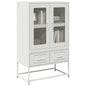 JUNG Vida Highboard Weiß 68x39x111,5 cm Stahl