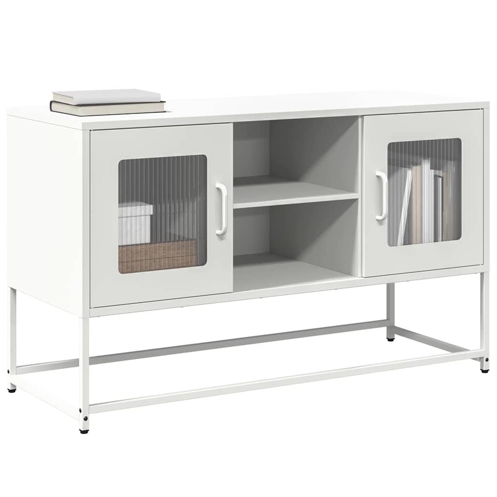 JUNG Vida TV-Schrank Weiß 100,5x39x60,5 cm Stahl