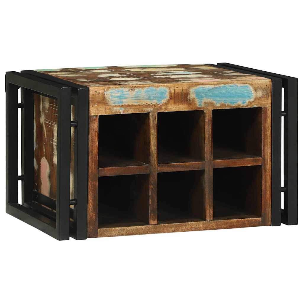 JUNG Vida Weinregal 2 pcs 46 x 35 x 27,5 cm Massives upgecyceltes Holz