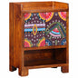 JUNG Vida Schuhschrank mit Regal Braun 55 x 35 x 75 cm Massivholz Akazie