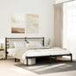 JUNG Vida Metallbett ohne Matratze Sonoma-Eiche 180x200 cm