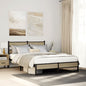 JUNG Vida Metallbett ohne Matratze Sonoma-Eiche 160x200 cm