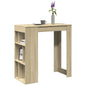 JUNG Vida Bartisch mit Regal Sonoma-Eiche 102x50x103,5 cm Holzwerkstoff